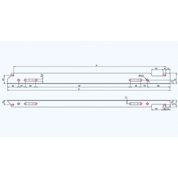 Фото - Радиатор отопления RENS 22 тип 500х2000 бок. подключение
