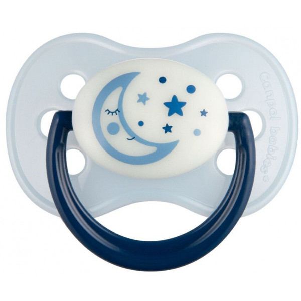 Фото - Круглая пустышка Canpol babies NIGHT DREAMS силиконовая 18+ мес., 1 шт.  (22/641)
