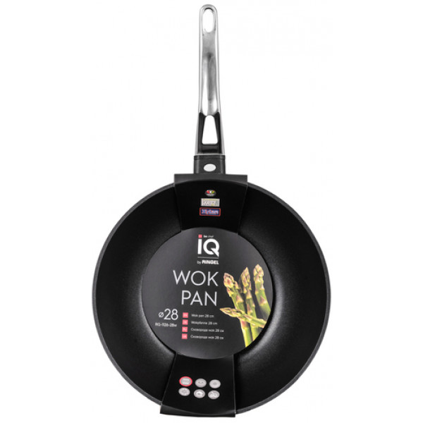 Фото - Сковорода ВОК Ringel IQ Be Chef 28 см (RG-1126-28w)