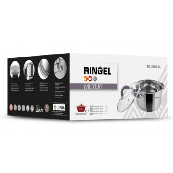 Фото - Кастрюля Ringel Meyer 16 см 1.6 л (RG-2008-16)