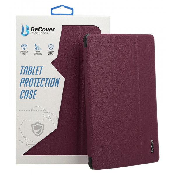 Фото - Чехол для планшета BeCover Smart Case for Oppo Pad Neo (OPD2302)/ Oppo Pad Air2 11.4" Red Wine (710985)