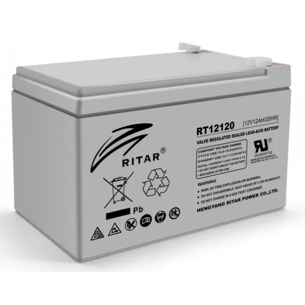 Фото - Аккумулятор для ИБП Ritar 12V 12AH (RT12120/03224) AGM