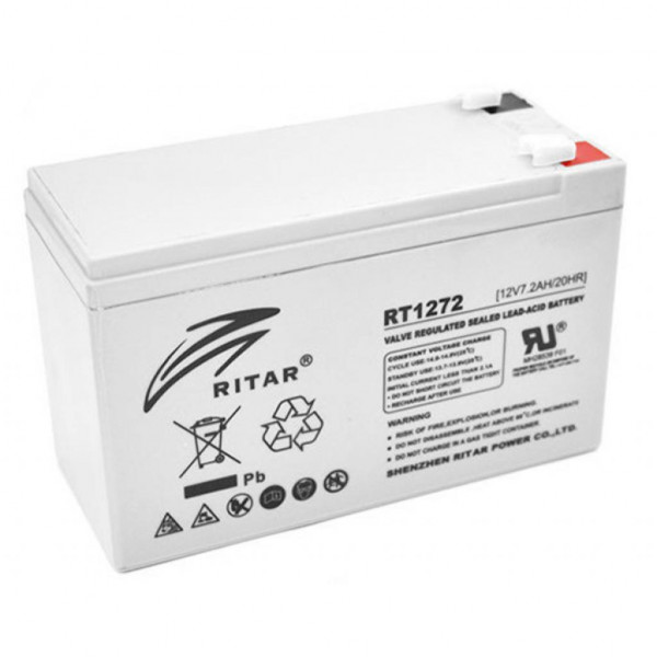 Фото - Аккумулятор для ИБП Ritar 12V 7.2AH (RT1272) AGM