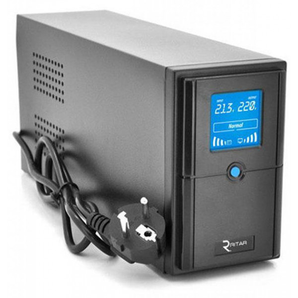 Фото - Источник бесперебойного питания Ritar E-RTM650 (390W) ELF-D (E-RTM650D)