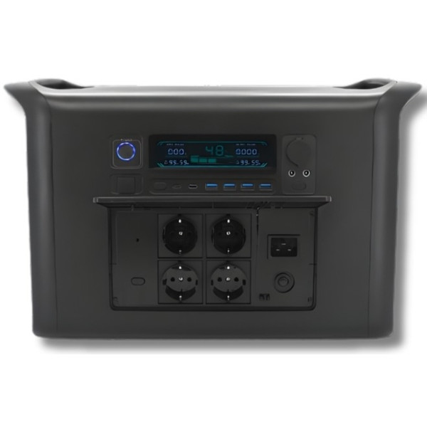 Фото - Зарядная станция универсальная Ctolity AP2000 (2400W,2048Wh) с LiFePO4-батареей MPPT 600W Black (714964)