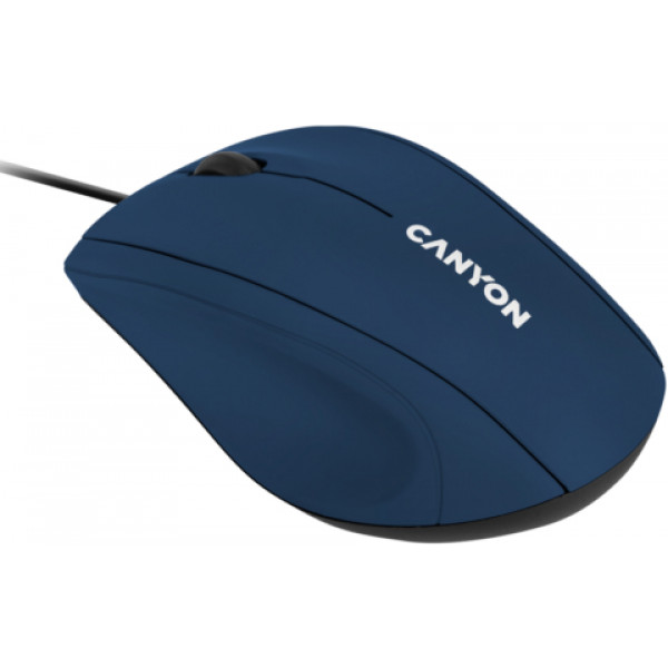 Фото - Мышь проводная Canyon CNE-CMS05BL Blue