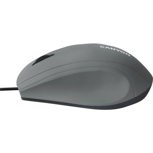 Фото - Мышь проводная Canyon CNE-CMS05DG Grey