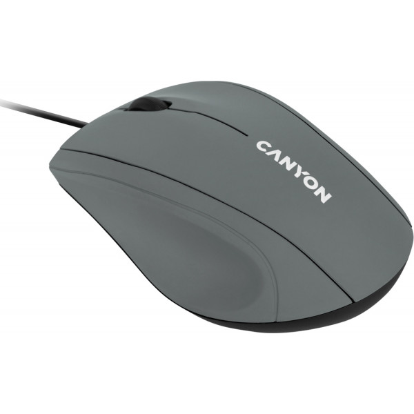 Фото - Мышь проводная Canyon CNE-CMS05DG Grey