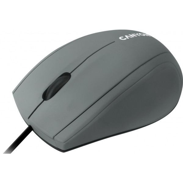Фото - Мышь проводная Canyon CNE-CMS05DG Grey