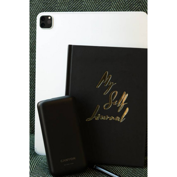 Фото - Батарея мобильная Canyon PB-301 30000mAh PD Black (CNE-CPB301B)