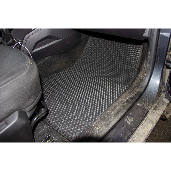 Фото - EVA коврики в салон авто EVAtech для Duster (HM) MT Renault 2018 2 поколение SUV EU RT13505C5RD2RGB