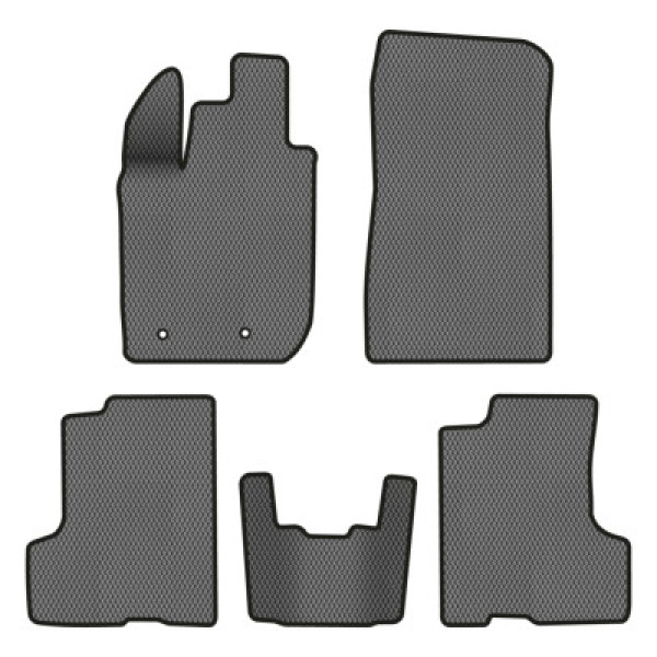 Фото - EVA коврики в салон авто EVAtech для Duster (HM) MT Renault 2018 2 поколение SUV EU RT13505C5RD2RGB