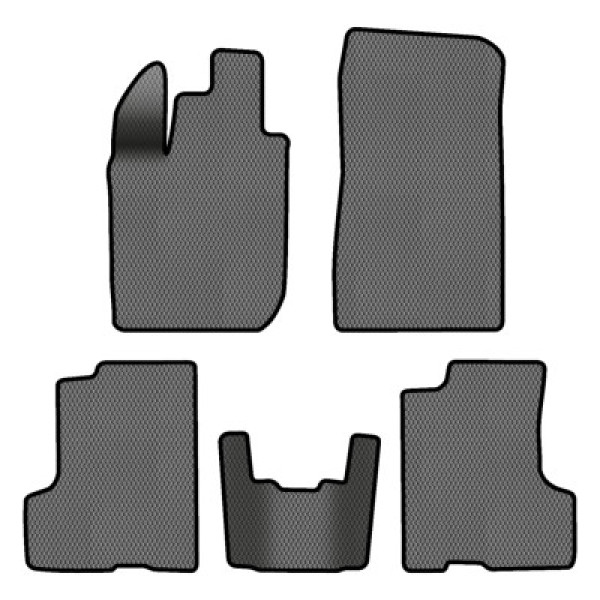 Фото - EVA коврики в салон авто EVAtech для Duster (HM) MT Renault 2018 2 поколение SUV EU RT13505C5RGB