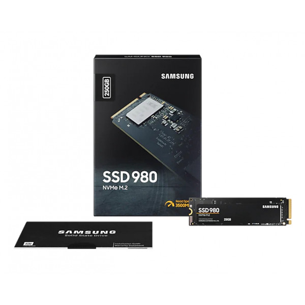 Фото - SSD-накопитель внутренний Samsung M.2 980 250GB NVMe PCIe Gen 3.0 x4 2280 (MZ-V8V250BW)