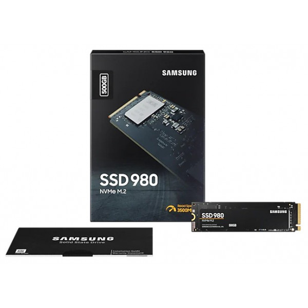 Фото - SSD-накопитель внутренний Samsung M.2 980  500GB NVMe PCIe Gen 3.0 x4 2280 (MZ-V8V500BW)