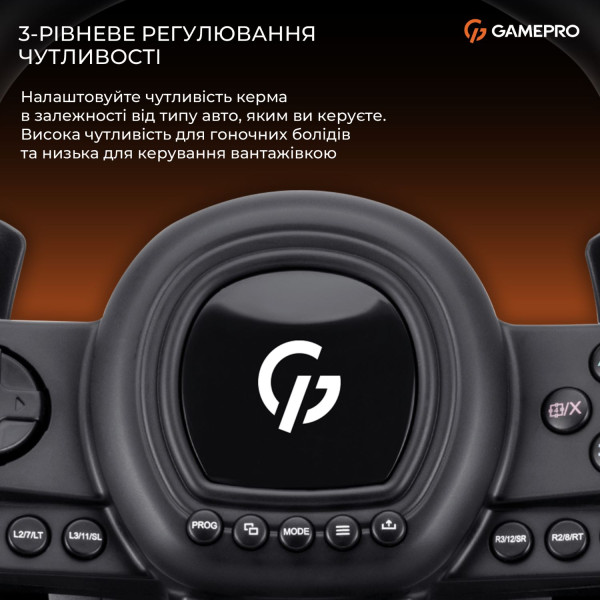Фото - Руль GamePro PC/XBOX360/XBOXONE/SWITCH/PS3/PS4 (RW038PM)