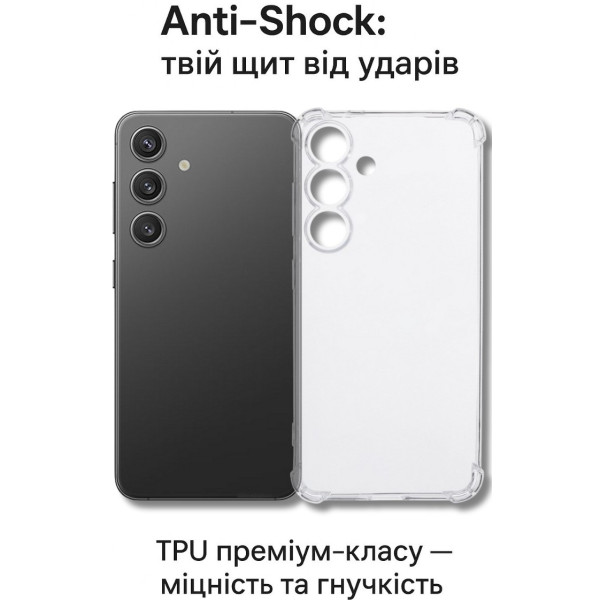 Фото - Чехол для смартфона BeCover Anti-Shock for Samsung Galaxy S25 FE SM-S731 Clear (714384)
