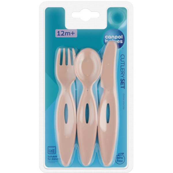 Фото - Набор детский 3 пр. Canpol babies розовый (31/418_pin)