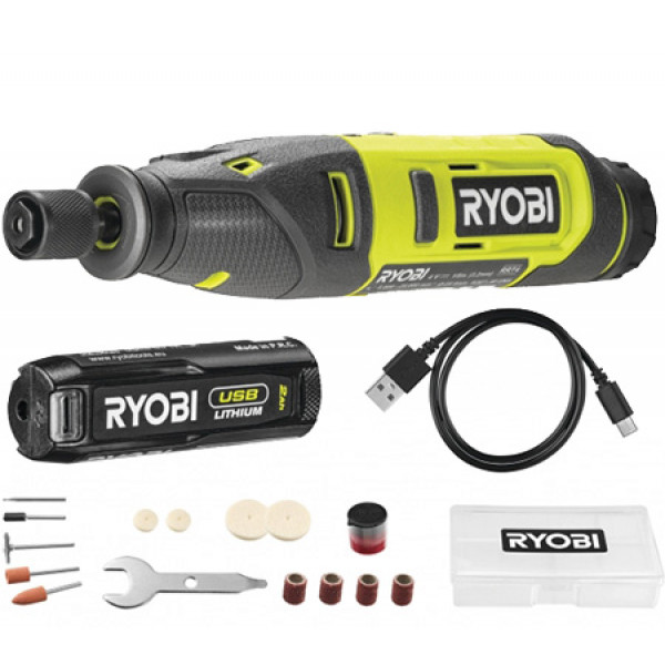 Фото - Прямая шлифовальная машина Ryobi RRT4-120GA1