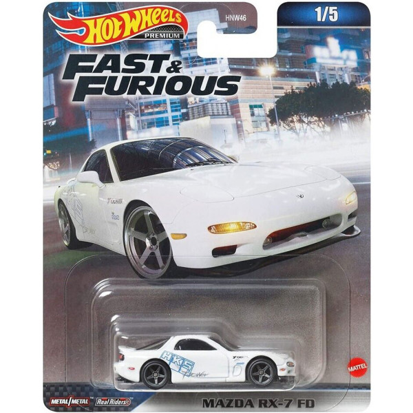 Фото - Коллекционная машина Hot Wheels Mazda RX-7 FD серии "Форсаж" (HNW46/HKD22)