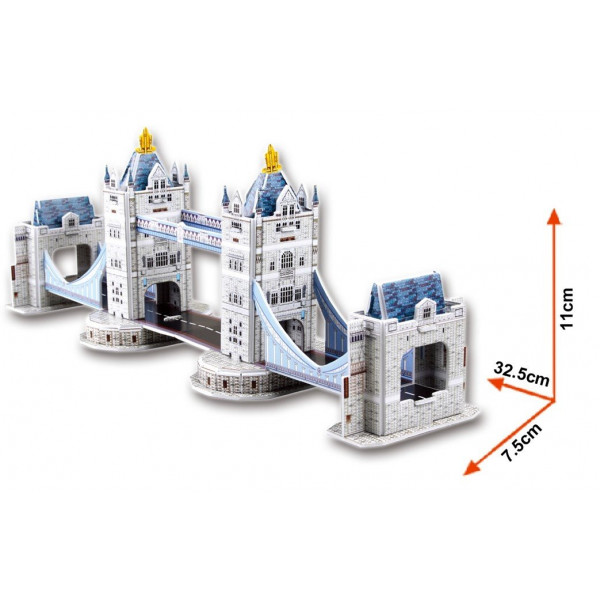 Фото - 3D пазлы Cubic Fun "Тауэрский мост" серия мини (S3010h)
