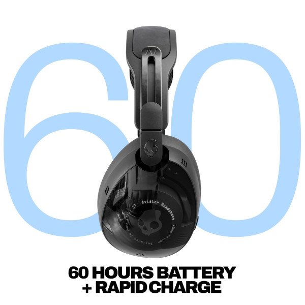 Фото - Наушники полноразмерные беспроводные Skullcandy Aviator 900 ANC True Black (S6AVW-T740)
