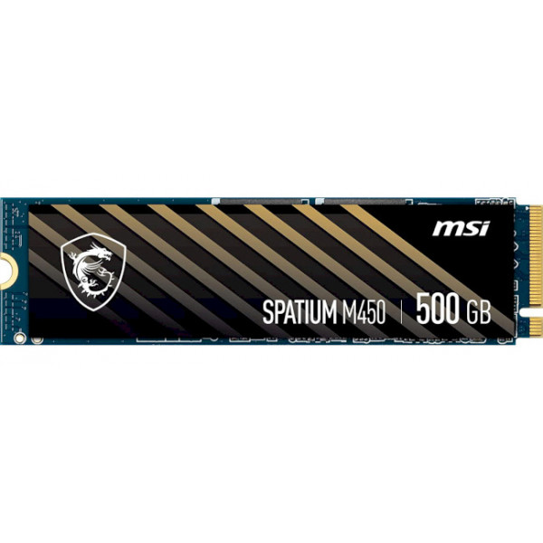 Фото - SSD-накопитель внутренний MSI Spatium M450 500GB M.2 2280 PCIe 4.0 x4 NVMe 3D NAND TLC (S78-440K190-P83)