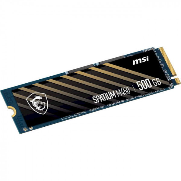 Фото - SSD-накопитель внутренний MSI Spatium M450 500GB M.2 2280 PCIe 4.0 x4 NVMe 3D NAND TLC (S78-440K190-P83)
