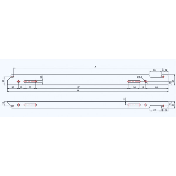 Фото - Радиатор отопления RENS 22 тип 500х800 бок. подключение