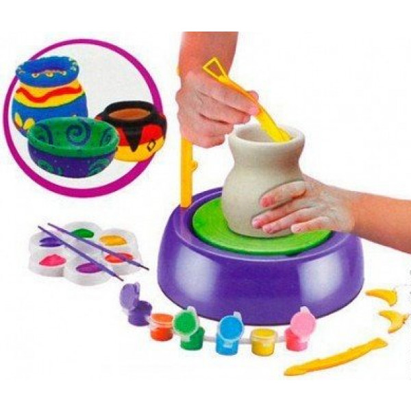 Фото - Лепка из глины Same Toy Гончарный Круг (103Ut)