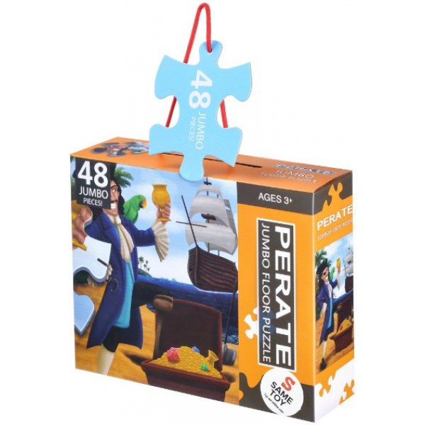 Фото - Пазлы картонные (3-4 года) Same Toy Пираты 48 эл. (88101Ut)