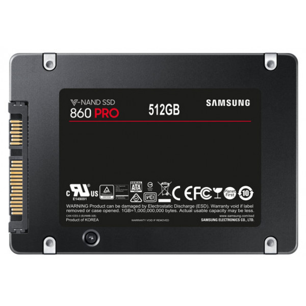 Фото - SSD-накопитель внутренний Samsung 860 PRO 512GB 2.5'' SATA III V-NAND MLC (MZ-76P512BW)