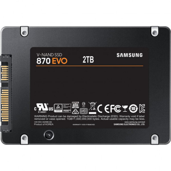 Фото - SSD-накопитель внутренний Samsung 870 Evo-Series 2TB 2.5" SATA III V-NAND TLC (MZ-77E2T0BW)