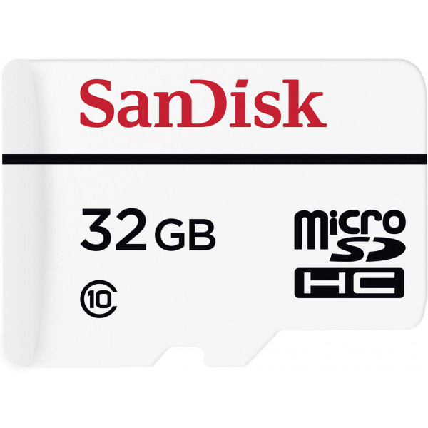 Фото - Карта памяти SanDisk microSDHC High Endurance 32GB Class10 + SD-adapter (SDSDQQ-032G-G46A)