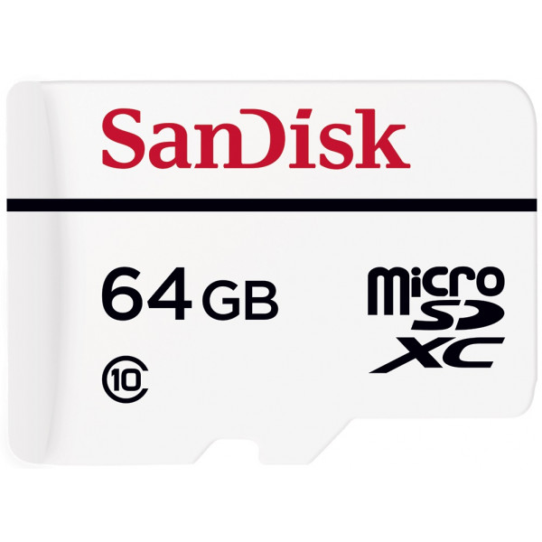 Фото - Карта памяти SanDisk microSDXC High Endurance 64GB Class10 + SD-adapter (SDSDQQ-064G-G46A)