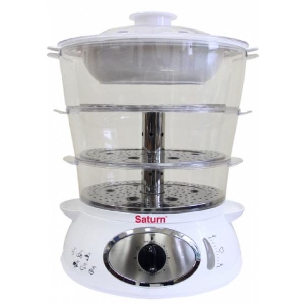 Фото - Пароварка Saturn ST-EC0100 Фото - Пароварка Saturn ST-EC0100