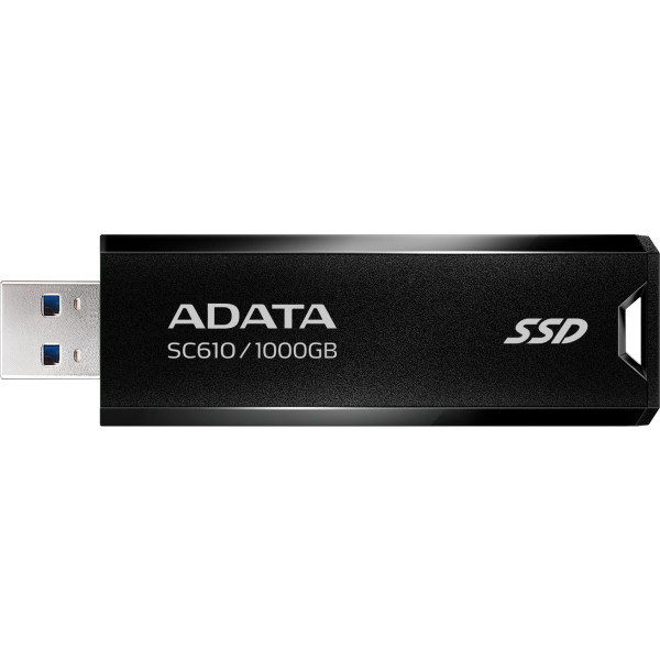 Фото - SSD-накопитель внешний ADATA SC610 1TB USB 3.2  550/500Mb/s Black (SC610-1000G-CBK/RD)