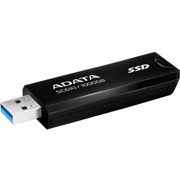 Фото - SSD-накопитель внешний ADATA SC610 1TB USB 3.2  550/500Mb/s Black (SC610-1000G-CBK/RD)