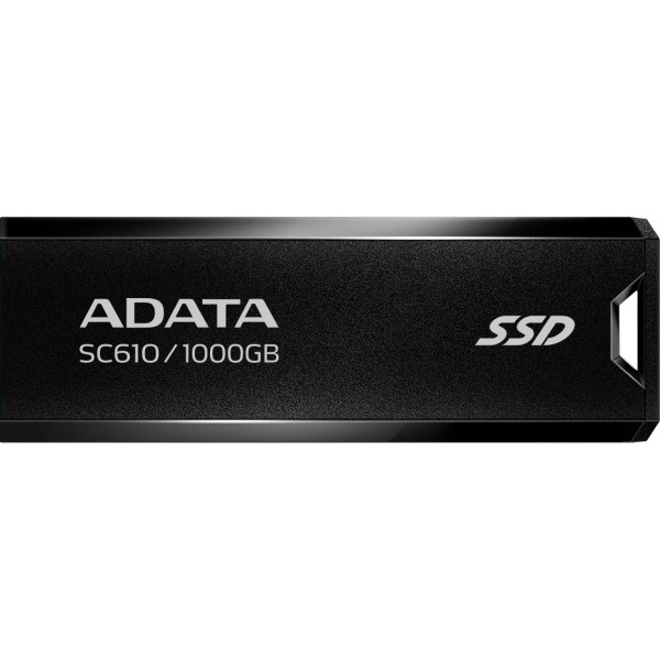 Фото - SSD-накопитель внешний ADATA SC610 1TB USB 3.2  550/500Mb/s Black (SC610-1000G-CBK/RD)