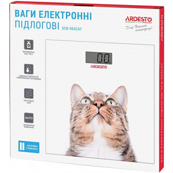 Фото - Весы напольные Ardesto SCB-965 Cat