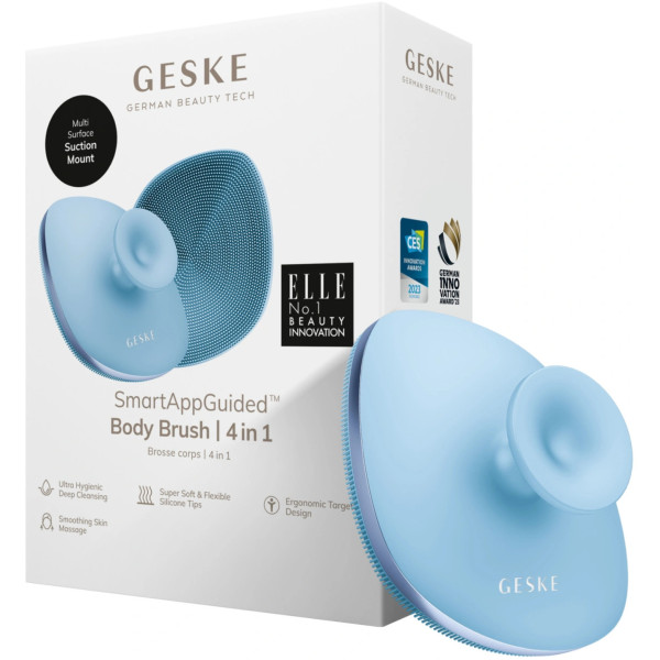 Фото - Щетка для тела GESKE Body Brush 4 в 1 аквамарин (GK000704AQ01)