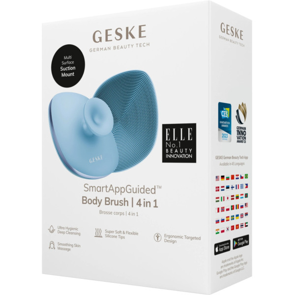 Фото - Щетка для тела GESKE Body Brush 4 в 1 аквамарин (GK000704AQ01)
