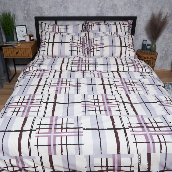 Фото - Комплект постельного белья Moon&Star Бязь Gold Люкс Urban Lines 175х210 нав. 4х70х70 (MS-820007149)