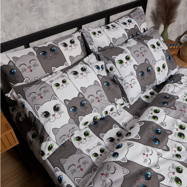 Фото - Комплект постельного белья Moon&Star Бязь Gold Люкс Furry Friends 175х210 нав. 2х40х60 (MS-820009245)