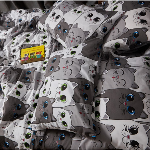 Фото - Комплект постельного белья Moon&Star Бязь Gold Люкс Furry Friends 175х210 нав. 4х50х70 (MS-820009248)