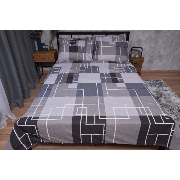 Фото - Комплект постельного белья Moon&Star Бязь Gold Люкс Domiano King Size 220x240 (MS-820001986)