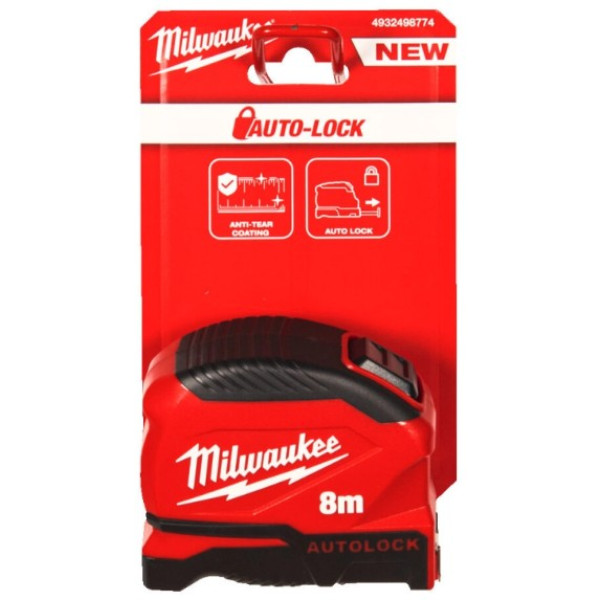 Фото - Рулетка Milwaukee AUTOLOCK 8 м (4932498774)
