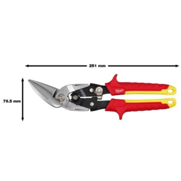 Фото - Ножницы по металлу Milwaukee правый рез (4932499019)