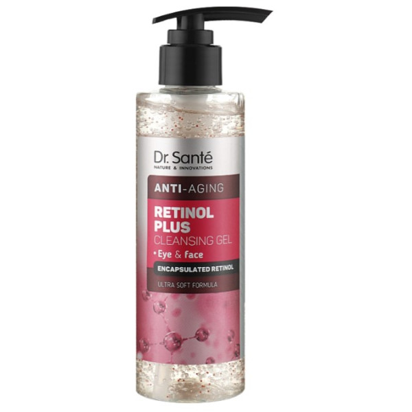 Фото - Гель для умывания Dr. Sante Retinol Plus 200 мл очищающий (5901845506625)