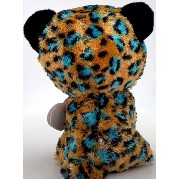Фото - Мягкая игрушка глазастик TY Beanie Boos Леопард "COBALT" 15см (36691)